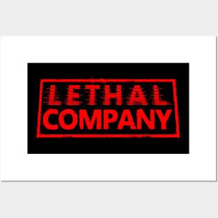 Lethal Company Logo - Texturized Posters and Art